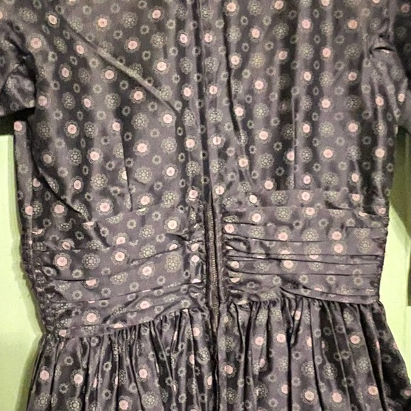 Jeanne D'Arc 1950s Navy Dress EUC Party, Work, Evening Out - This Dress Has You - Picture 5 of 7